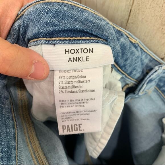 PAIGE Hoxton Ankle Jeans in Soto Light Wash - Picture 6 of 6